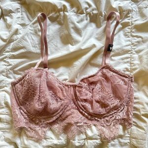 Victoria’s Secret lace mesh balconette bra